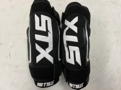 Used STX STALLION 50 Lacrosse Arm Pads/Guards Black M/L
