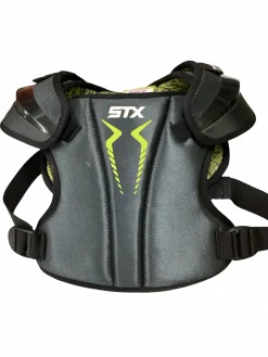 Used STX STALLION 200+ Lacrosse Shoulder Pads Black MD