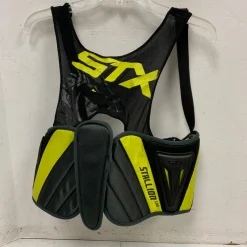 Used STX STALLION 100 Lacrosse Rib Pads Black MD
