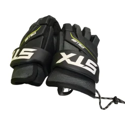Used STX STALLION 200 Lacrosse Gloves Junior Black MD