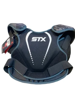 Used STX STALLION 75 Lacrosse Shoulder Pads Black XS
