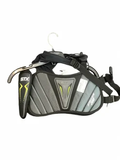 Used STX STALLION 200 Lacrosse Rib Pads Grey SM