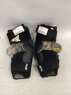 Used STX STALLION 200 Lacrosse Arm Pads/Guards Grey SM