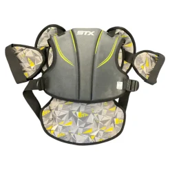 Used STX STALLION 200+ Lacrosse Shoulder Pads Black LG