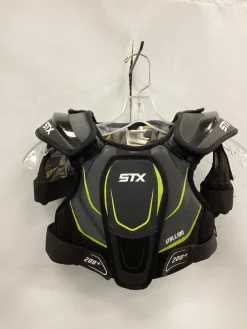 Used STX STALLION 200+ Lacrosse Shoulder Pads Black SM