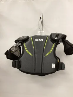 Used STX STALLION 200+ Lacrosse Shoulder Pads Black SM