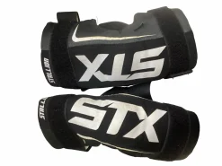 Used STX STALLION 50 Lacrosse Arm Pads/Guards Black LG