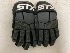 Used STX STALLION 75 Lacrosse Gloves Mens Black MD