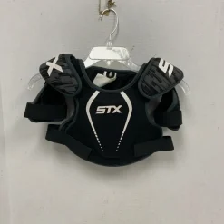 Used STX STALLION 75 Lacrosse Shoulder Pads Black SM