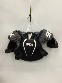 Used STX STALLION 75 Lacrosse Shoulder Pads Black MD