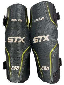 Used STX STALLION 200 Lacrosse Arm Pads/Guards Black SM