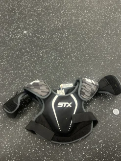 Used STX STALLION 75 Lacrosse Shoulder Pads Black XS