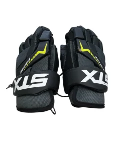 Used STX STALLION 200 Lacrosse Gloves Womens Black MD