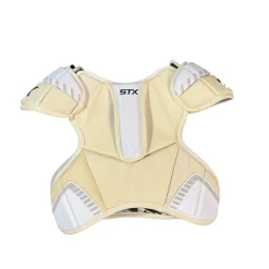 Used STX STALLION 400 Lacrosse Shoulder Pads White SM