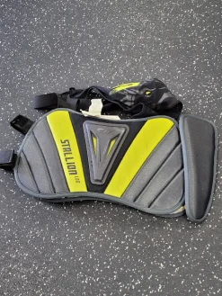 Used STX STALLION 100 RIB PADS Lacrosse Rib Pads Black MD