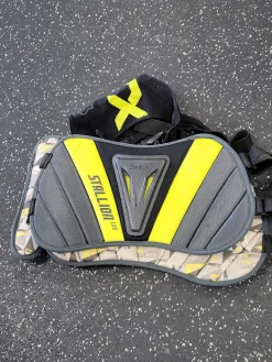 Used STX STALLION 100 RIB PADS Lacrosse Rib Pads Black MD