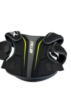 Used STX STALLION 50 Youth Lacrosse Shoulder Pads Black SM