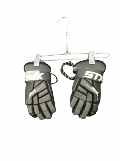 Used STX STALLION Lacrosse Gloves Mens Black SM