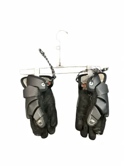 Used STX STALLION Lacrosse Gloves Mens Black SM