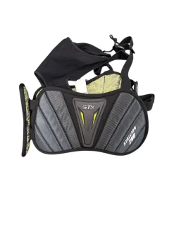 Used STX STALLION RIB PADS Lacrosse Rib Pads Black SM