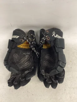 Used STX STINGER Lacrosse Gloves Junior Black 12"