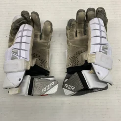 Used STX SURGEON DFLKT Lacrosse Gloves Mens White MD