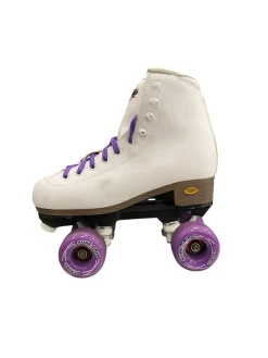Used Sure Grip INTERNATIONAL SZ 7 Senior Roller Quad Skates White Senior 7