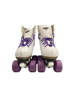 Used Sure Grip INTERNATIONAL SZ 7 Senior Roller Quad Skates White Senior 7