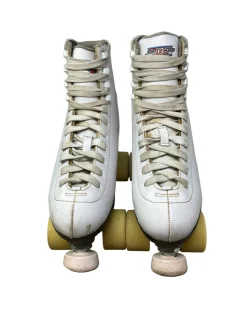 Used Sure Grip QUAD SKATES Senior Roller Quad Skates White Senior 8