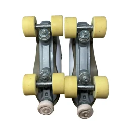Used Sure Grip QUAD SKATES Senior Roller Quad Skates White Senior 8