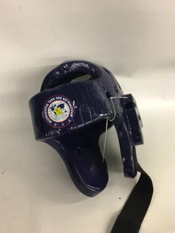 Used TANG SOO DO Martial Arts Head Gear Navy Blue
