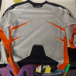 Used Thor Youth Top Black/Orange/White SM