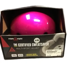 Used Triple Eight The Certified Sweatsaver Multi-Sport Helmet Magenta S/M