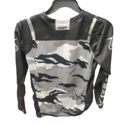 Used Troy Lee Designs Youth Motocross Top Black Medium
