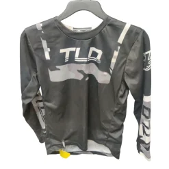 Used Troy Lee Designs Youth Motocross Top Black Medium