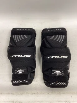 Used True SOURCE Lacrosse Arm Pads/Guards Black MD