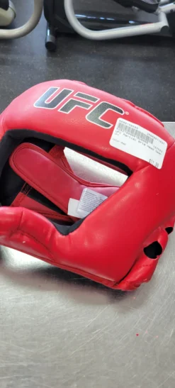 Used UFC Martial Arts Head Gear Red
