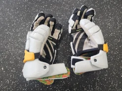 Used Under Armour GLOVES Lacrosse Gloves Mens Grey 13