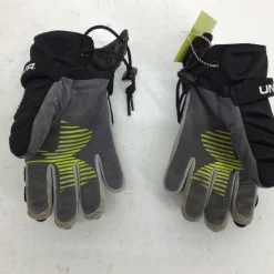 Used Under Armour JUNIOR SM LACROSSE GLOVES Lacrosse Gloves Junior Black SM