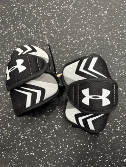 Used Under Armour Lacrosse Arm Pads/Guards Black SM