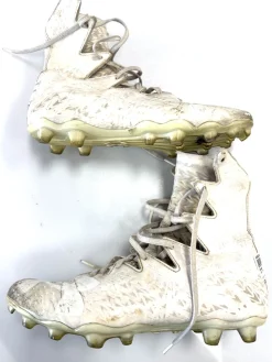 Used Under Armour LAX Cleats Mens White Senior 9
