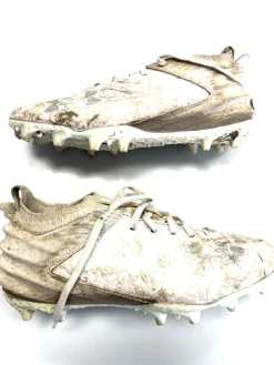 Used Under Armour LAX Cleats Mens White Senior 7.5