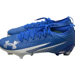 Used Under Armour LAX Cleats Mens Royal Blue Senior 13