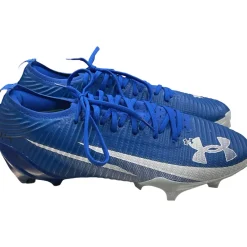 Used Under Armour LAX Cleats Mens Royal Blue Senior 13
