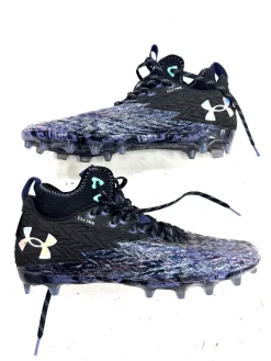 Used Under Armour LAX Cleats Mens Black Senior 11