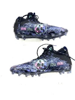 Used Under Armour LAX Cleats Mens Black Senior 11