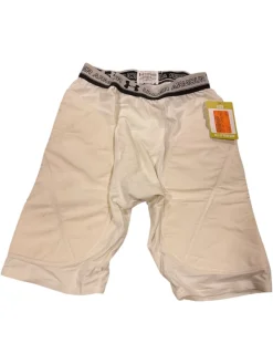 Used Under Armour PADDED SHORTS Lacrosse Bottom A White MD