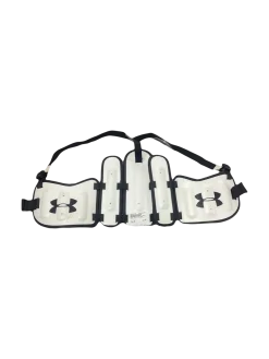 Used Under Armour RIB PADS Lacrosse Rib Pads White Senior