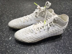Used Under Armour SPOTLIGHT LAX Cleats Mens White Senior 11.5