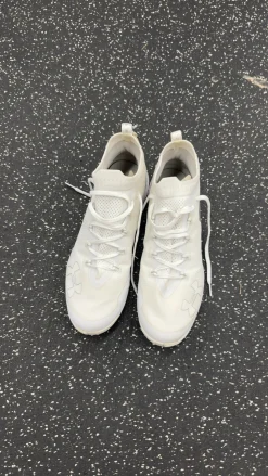 Used Under Armour TURF LAX Cleats Mens White Senior 12